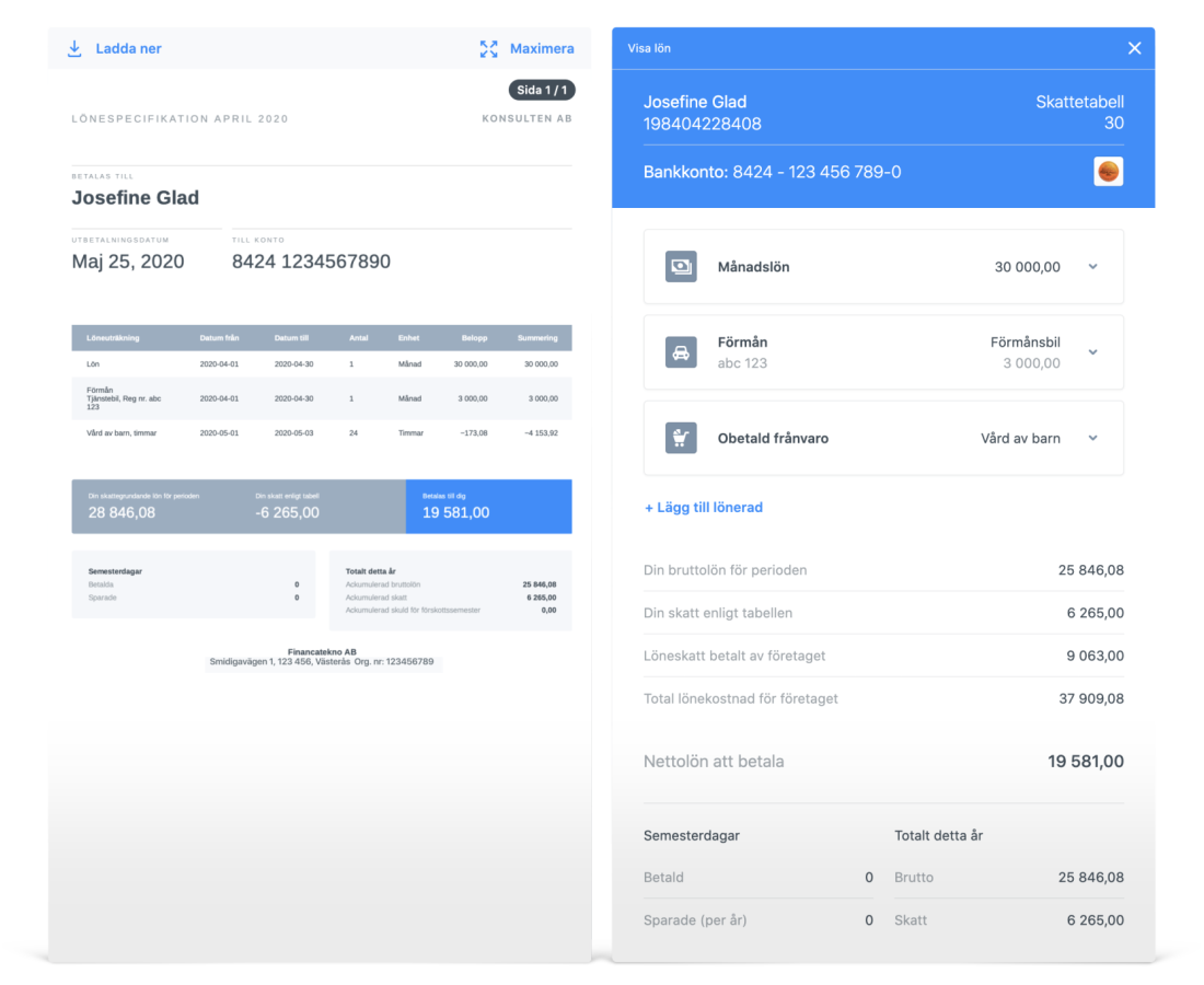 Dooer payroll in real time